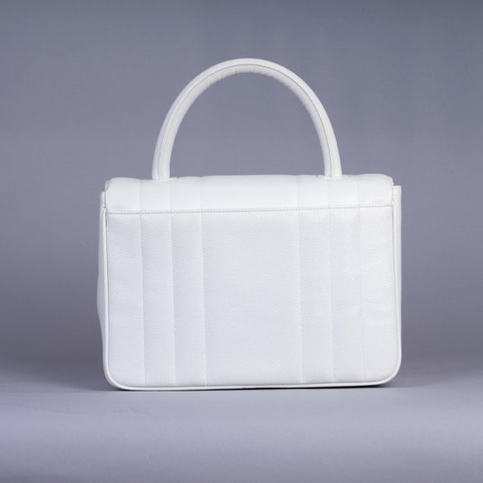 Pre-Owned Vintage Chanel Kelly Handbag with 24K Gold Plating