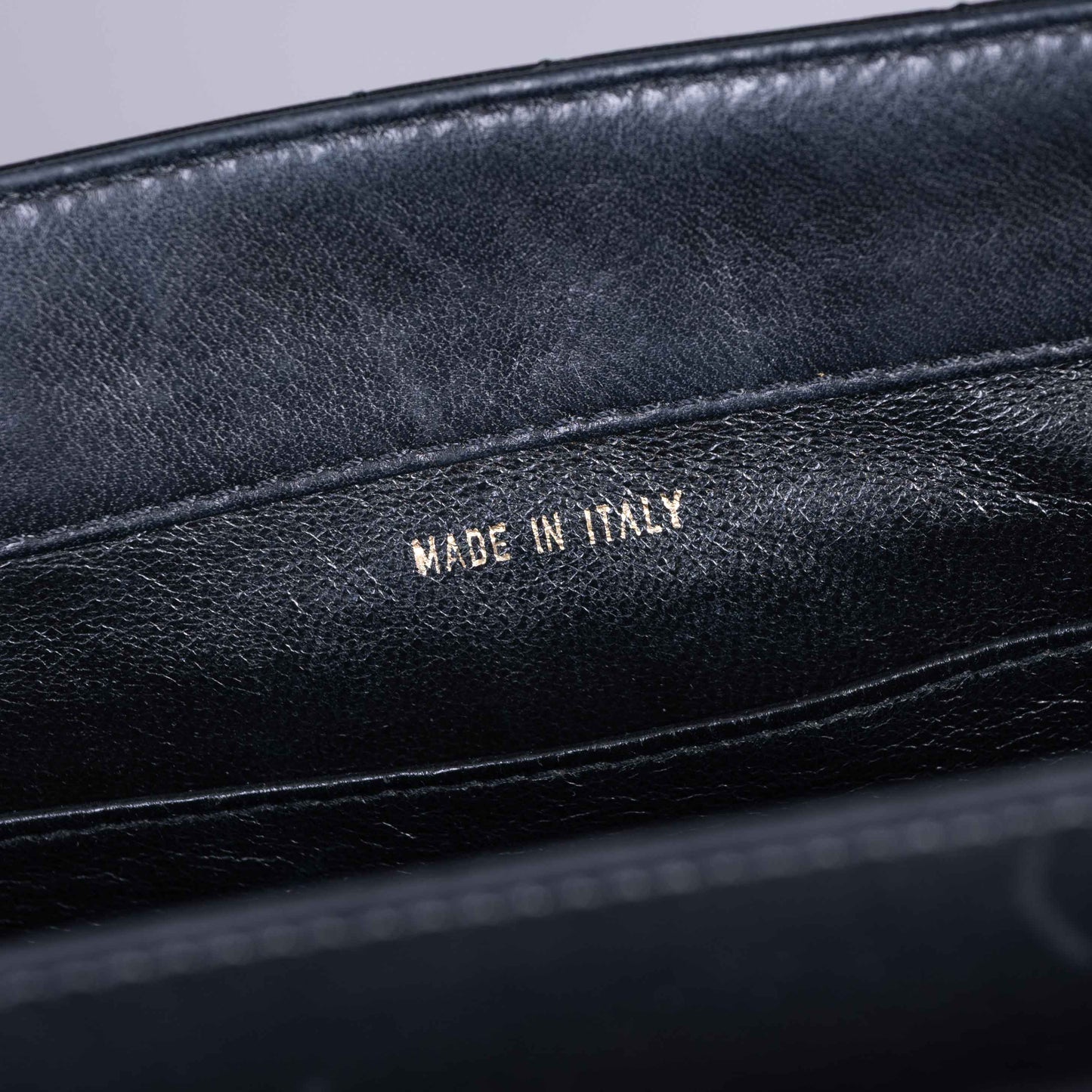 Pre-Owned Vintage Chanel Kelly Lambskin Shoulder Bag with 24K Gold Plating