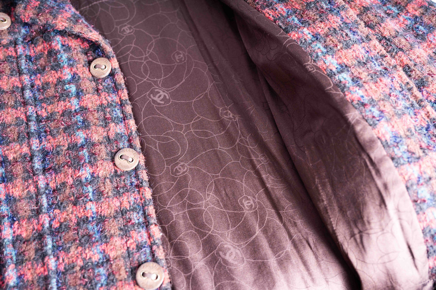 Pre-Owned Chanel Tweed Coat (46)