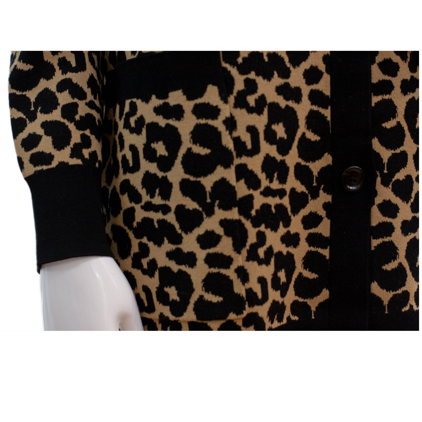 Pre-Owned Max Mara Leopard Cardigan (XS)