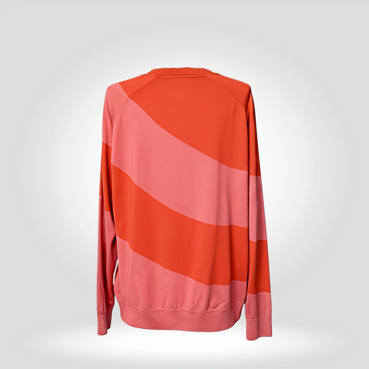 Hermès Printed Sweatshirt Coral Orange Equestrian Chain Print Raglan Sleeves — Size — Good | Style Reissue Vancouver
