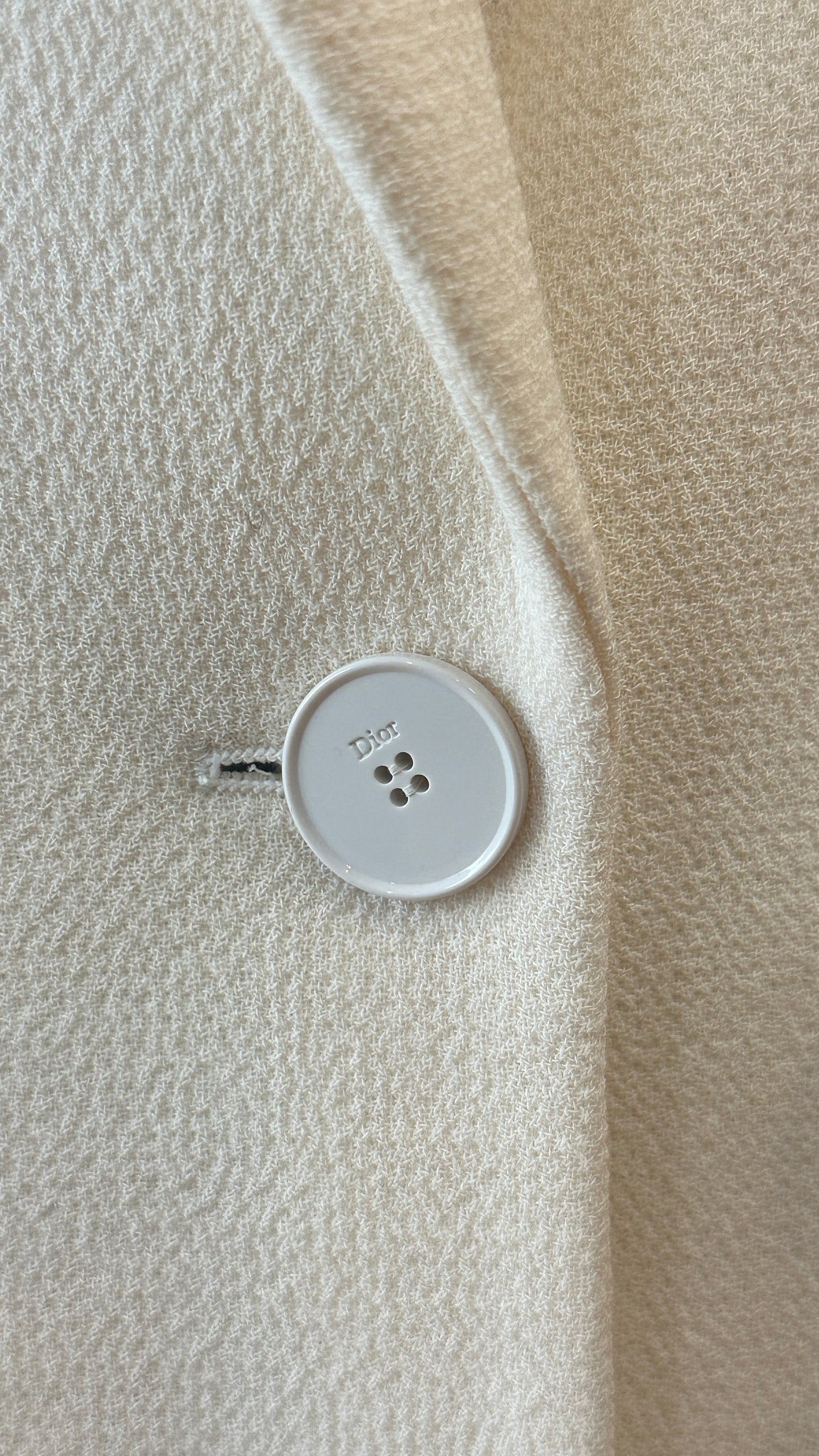 Preowned- Christian Dior Tailored Wool and Silk Pleated Vest Dress (10)