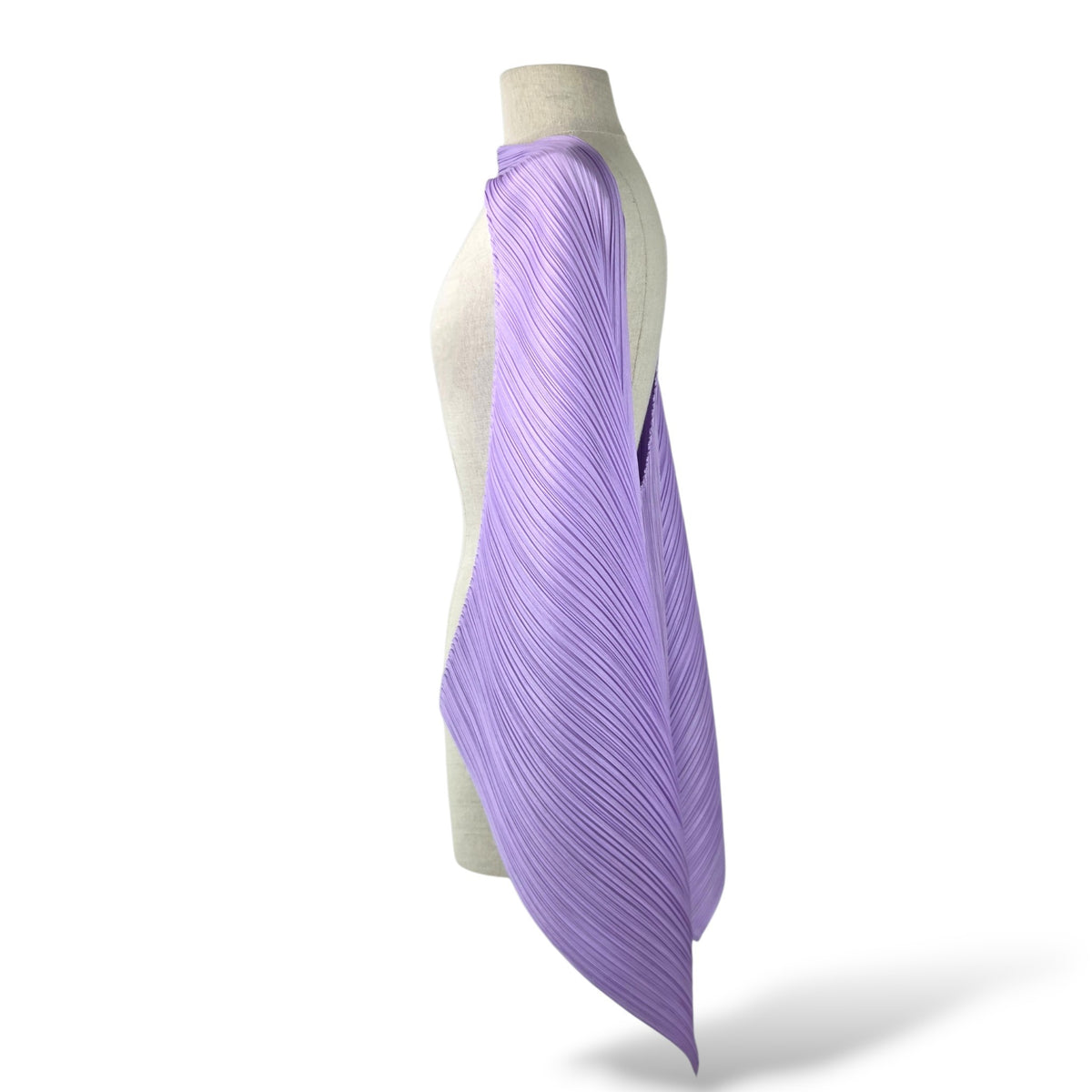 Pre-Owned Pleats Please Issey Miyake Draped Batwing Top in Lavender