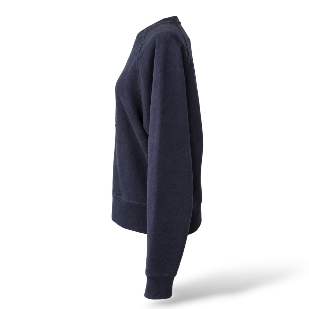 Pre-Owned Moncler Grenoble Navy Blue Padded Nylon Logo Sweatshirt