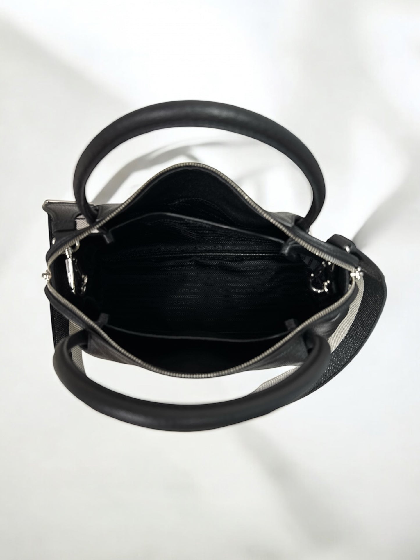 Prada Cervo Flou Handle Bag