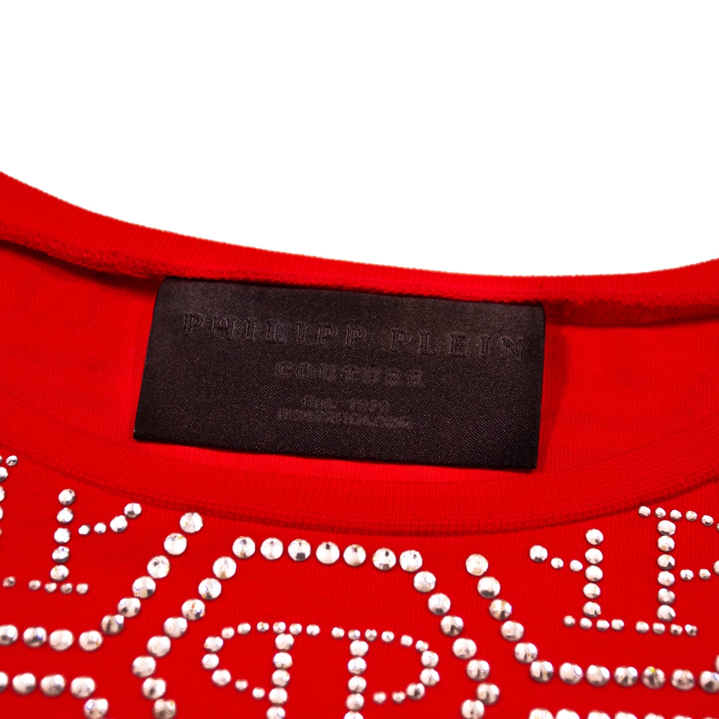 Pre-Owned Philipp Plein Embellished T-Shirt (S)