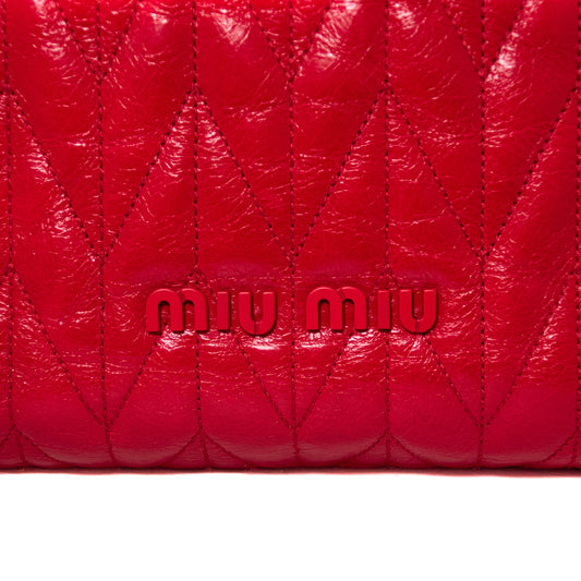 Pre-Owned Miu Miu Metalasse Shoulder Bag
