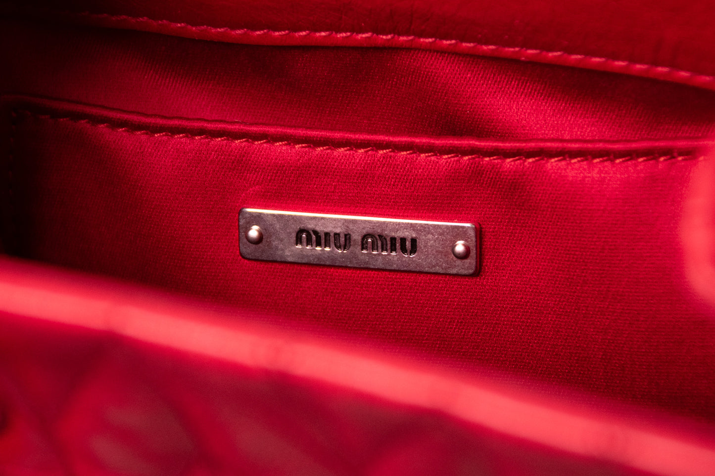 Pre-Owned Miu Miu Metalasse Shoulder Bag