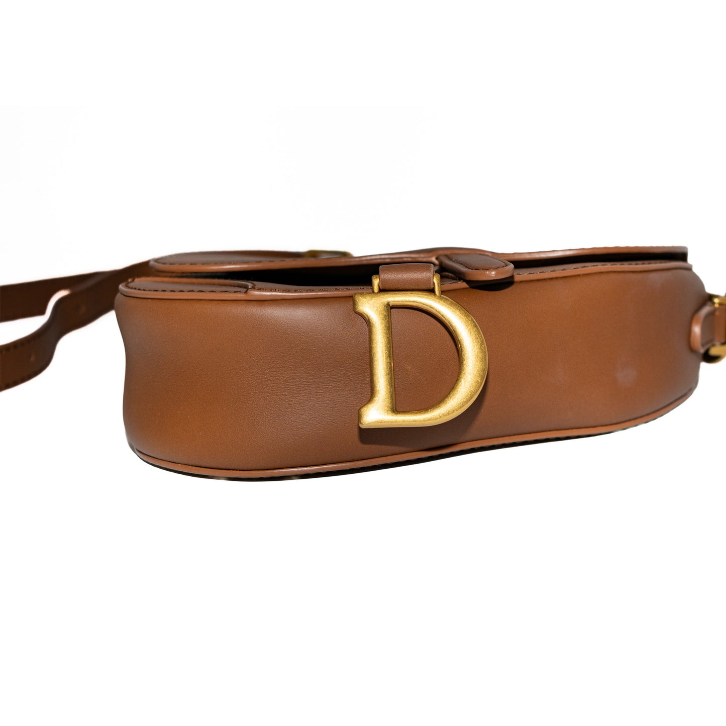 Pre-Owned Christian Dior Mini Soft Saddle Crossbody Bag