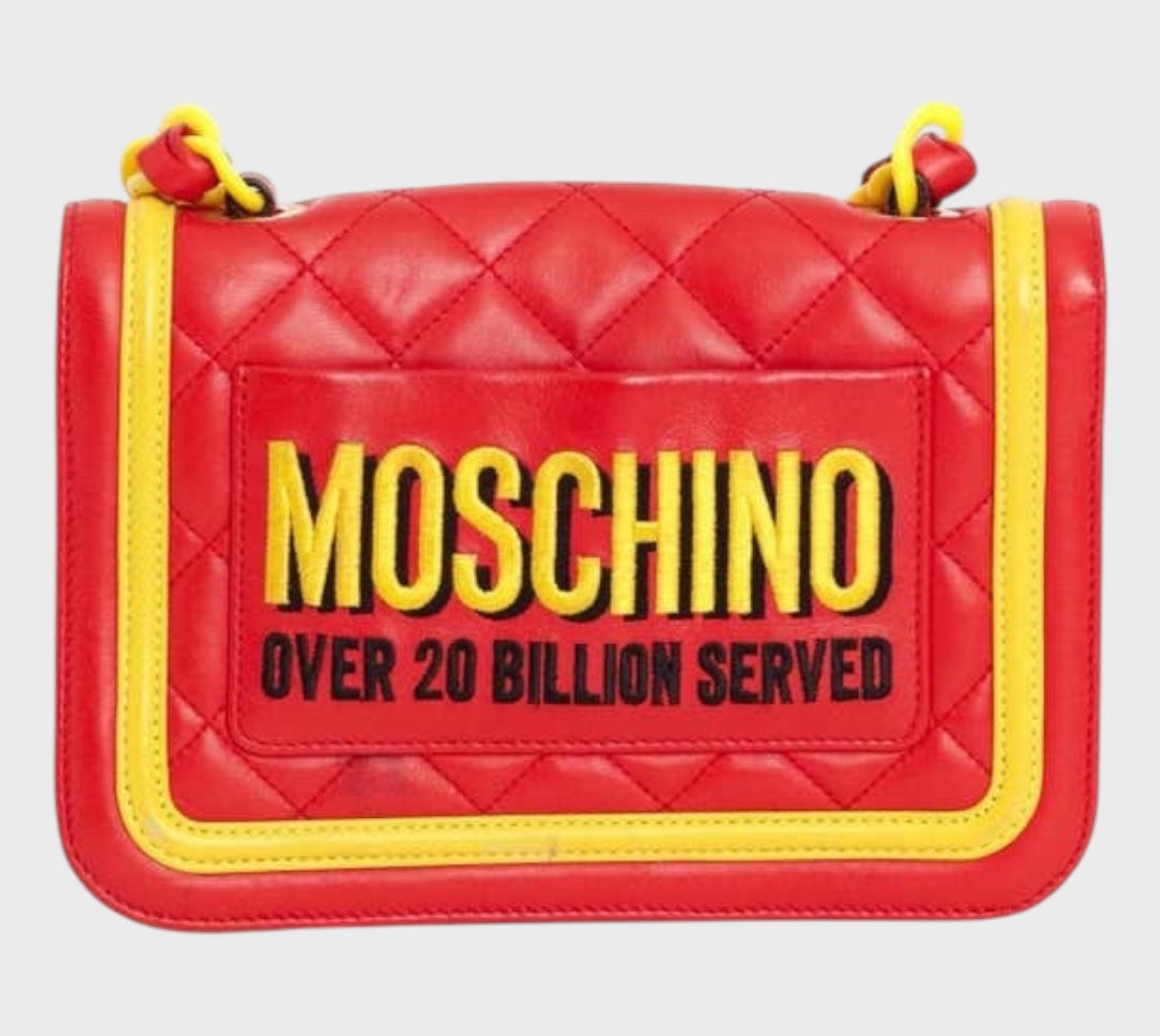 Moschino F/W 2014 McDonald's Leather Crossbody Bag