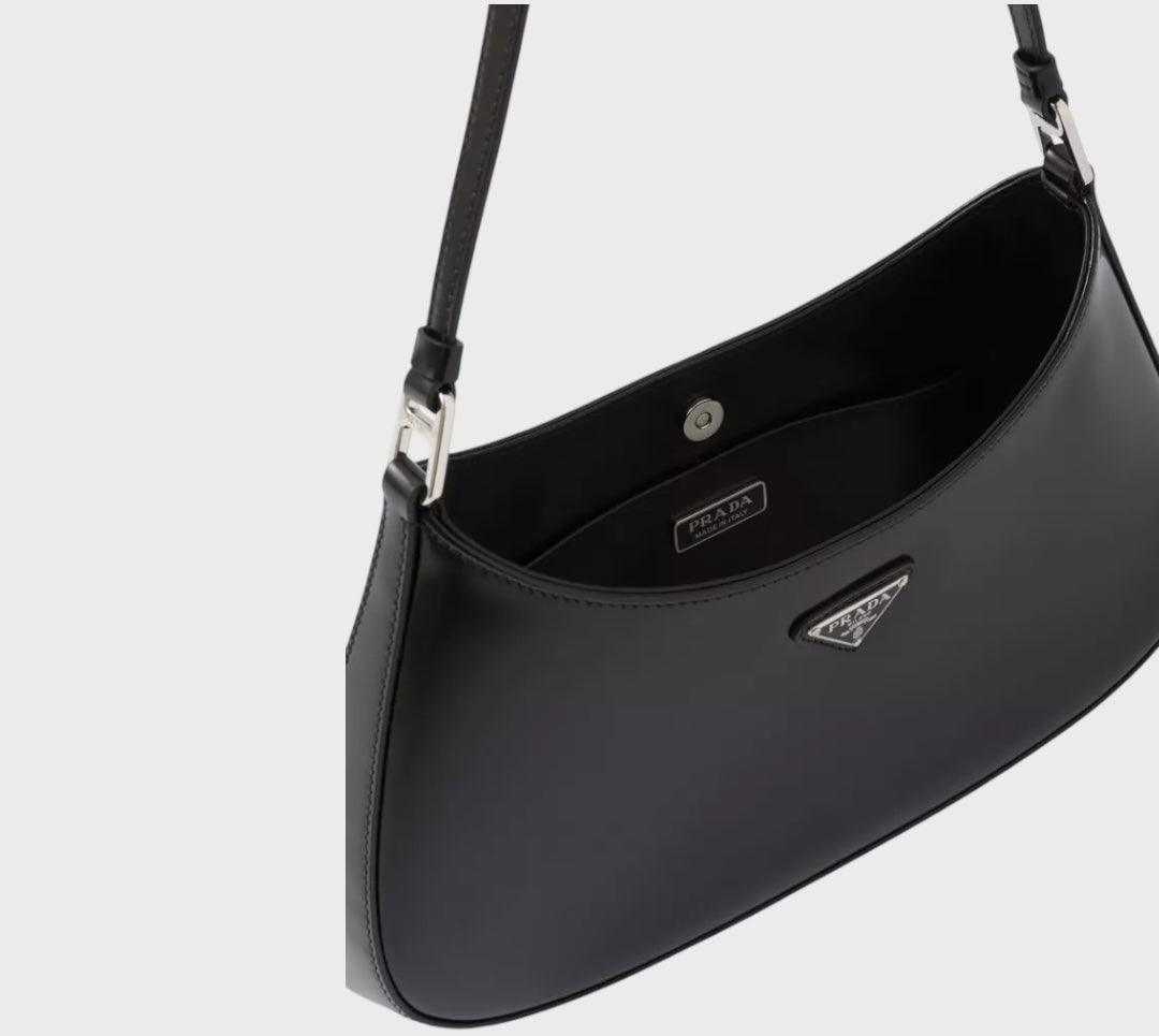 Prada Cleo brushed leather shoulder bag