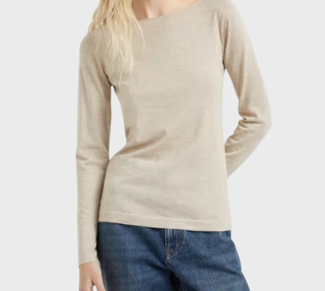 Brunello Cucinelli Cashmere and silk sparkling lightweight sweater Size L