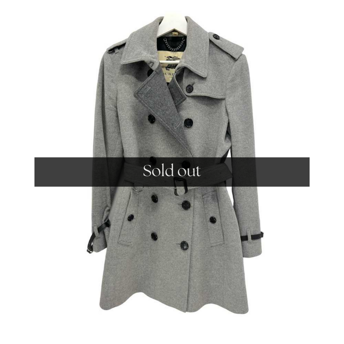 Wool Trench Coat - S