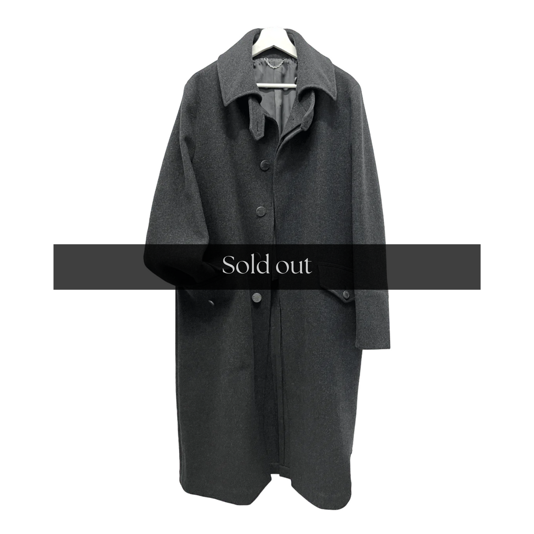 Louis Vuitton Belted Long Wool Coat