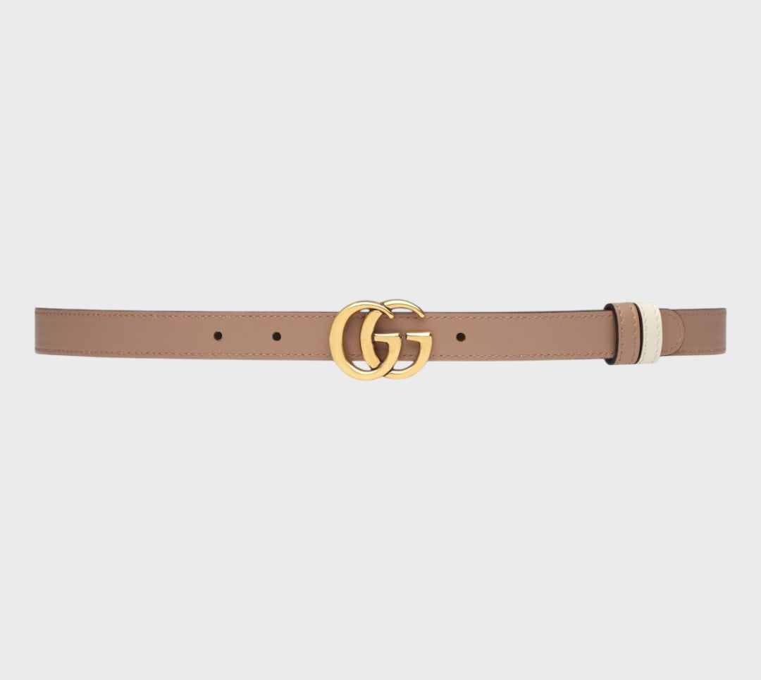 Gucci
Double G Logo Skinny Belt