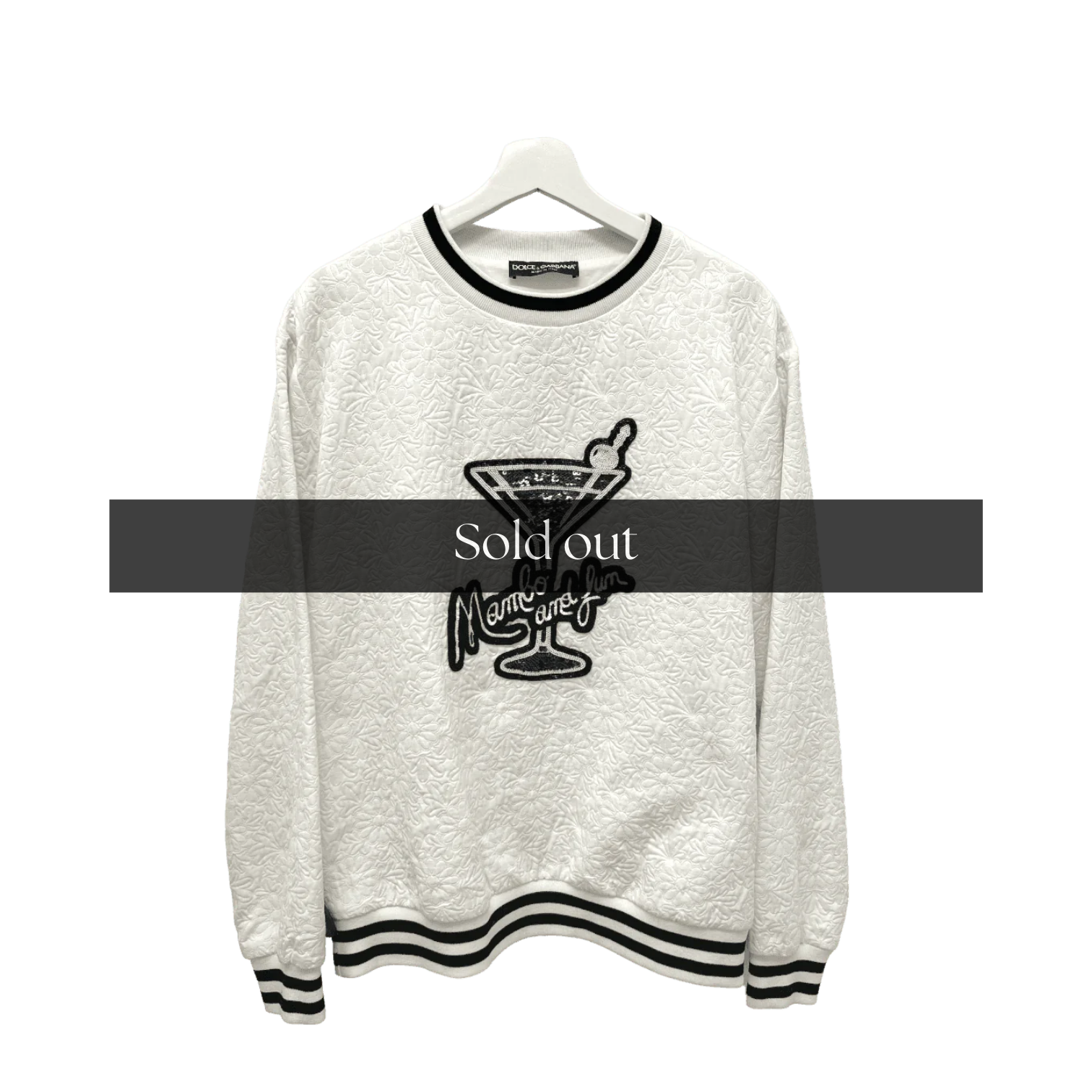 Dolce & Gabbana Sequin Patch Sweatshirt