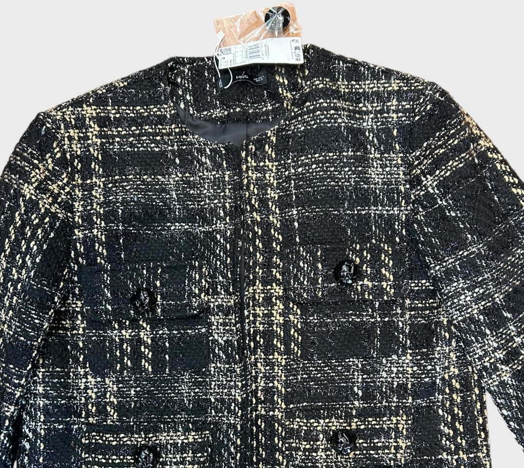 Mango Tweed Blazer Size L