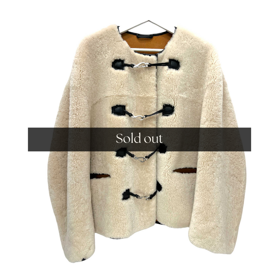 Toteme Teddy Shearling Clasp Jacket - XS/S