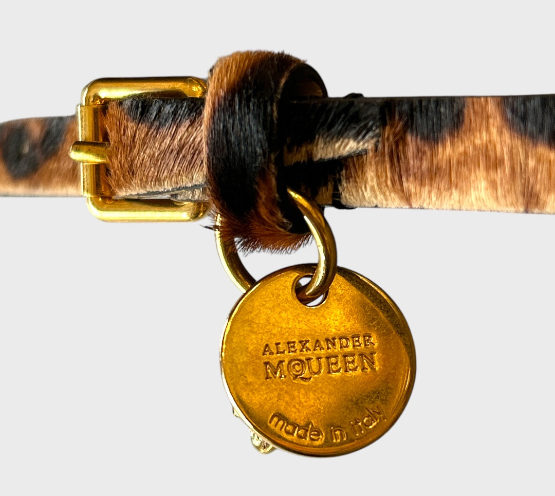 Alexander McQueen Leopard print Choker
