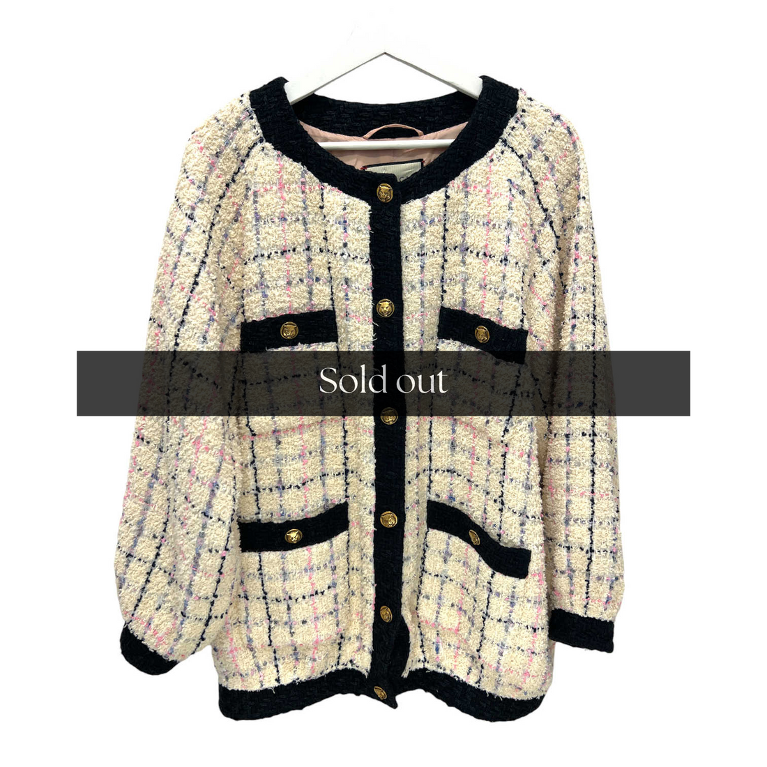 Gucci Relaxed Tweed Cardigan - 40