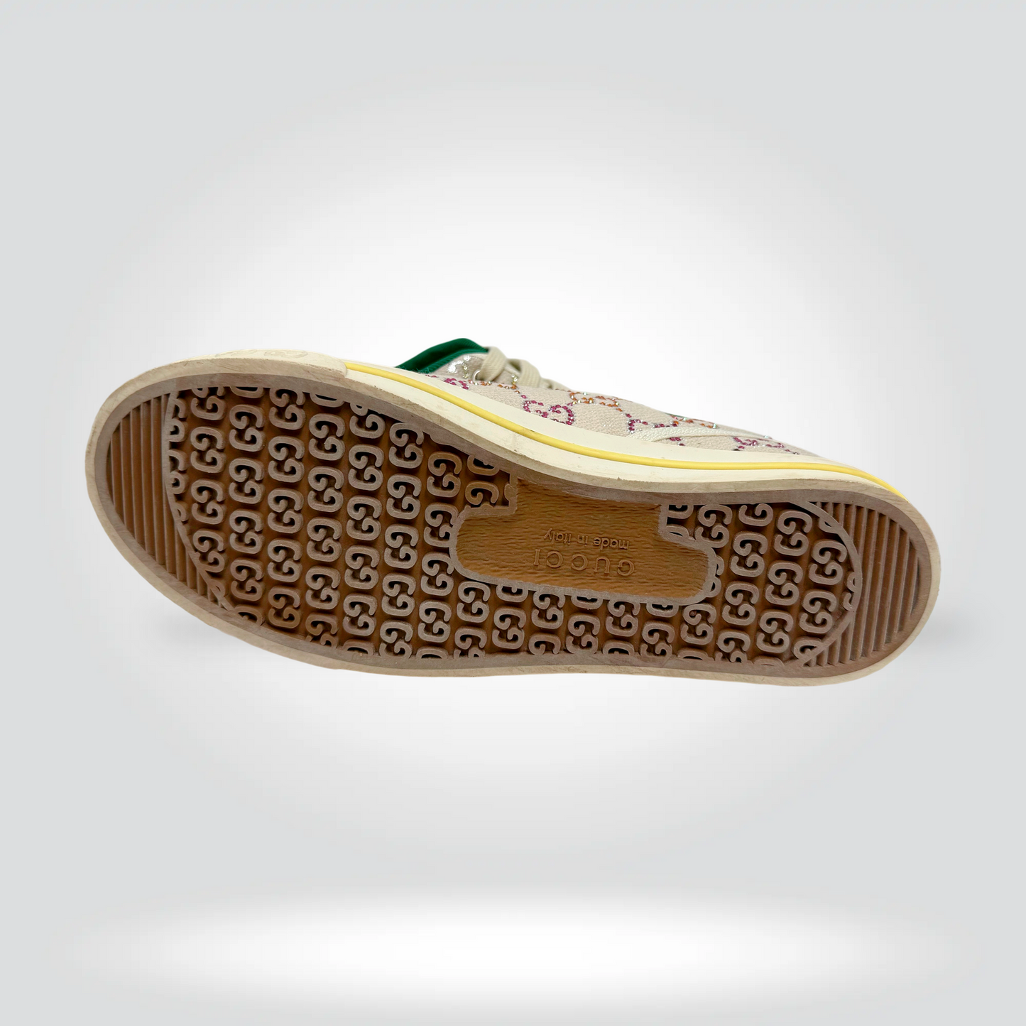 Gucci Tennis 1977 GG Crystal Canvas Sneakers Multicolour Yellow Sole — Size [39] — Good | Style Reissue Vancouver