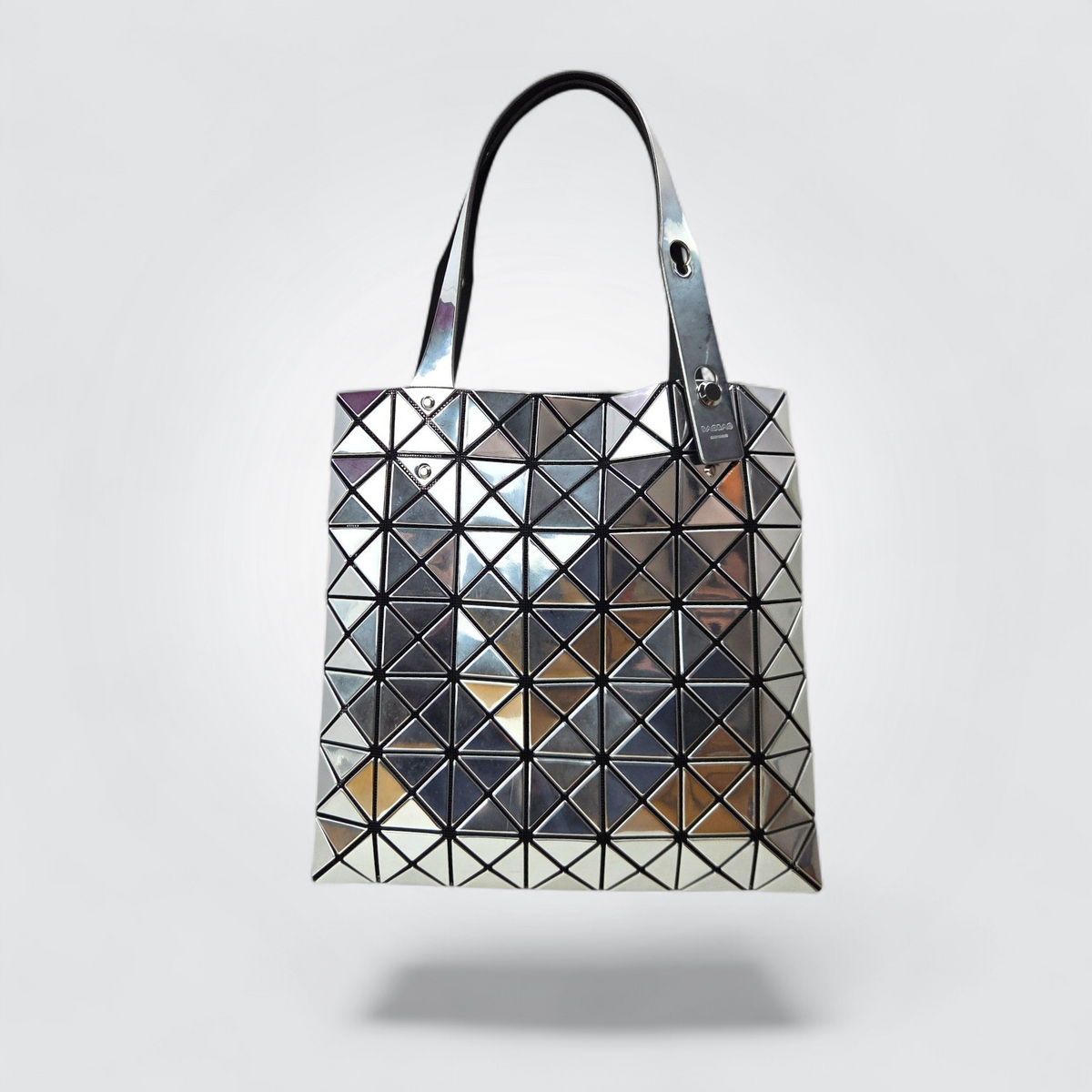 Bao Bao Lucent Metallic Tote in Silver
