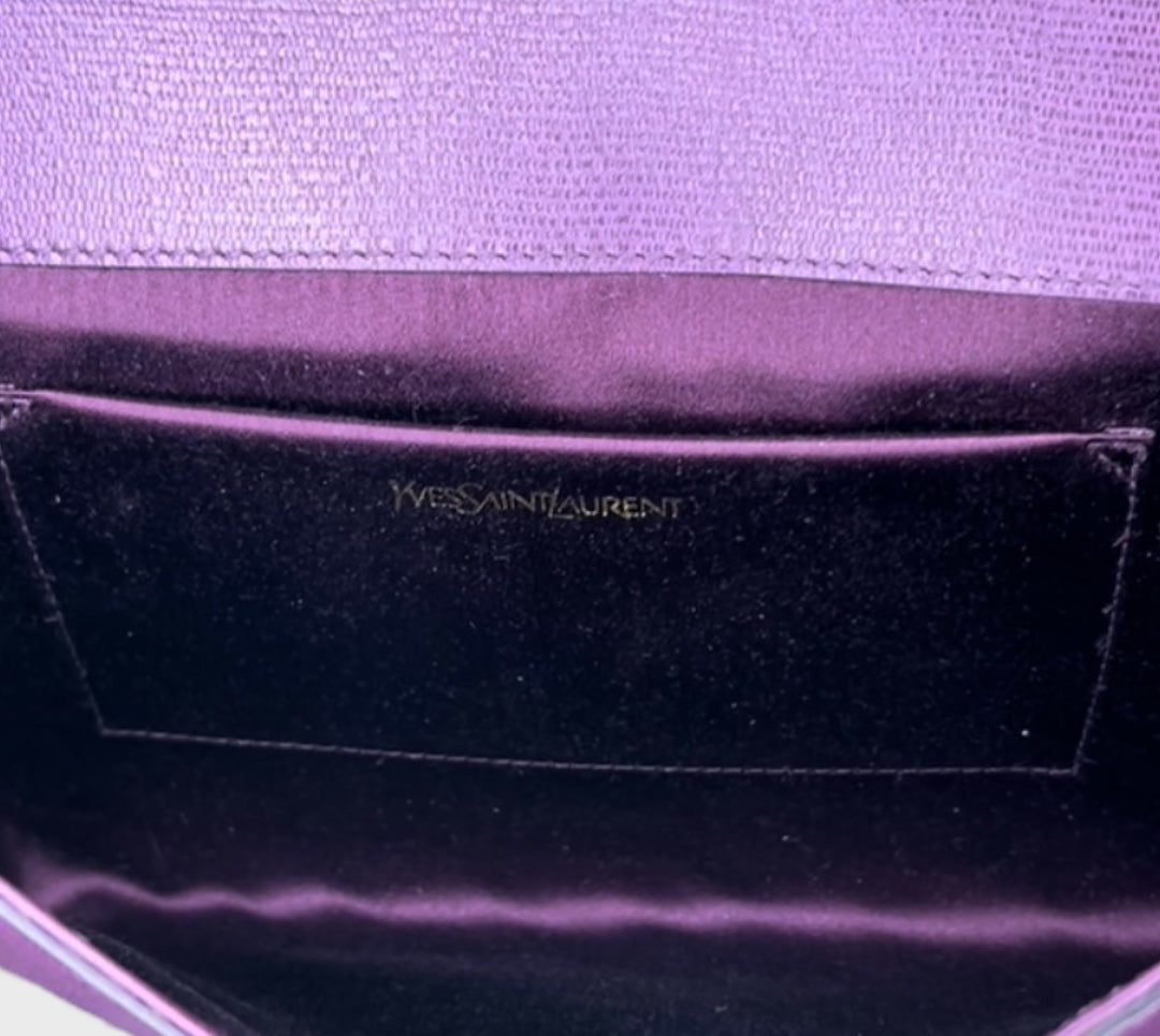 Saint Laurent Leather Clutch Bag