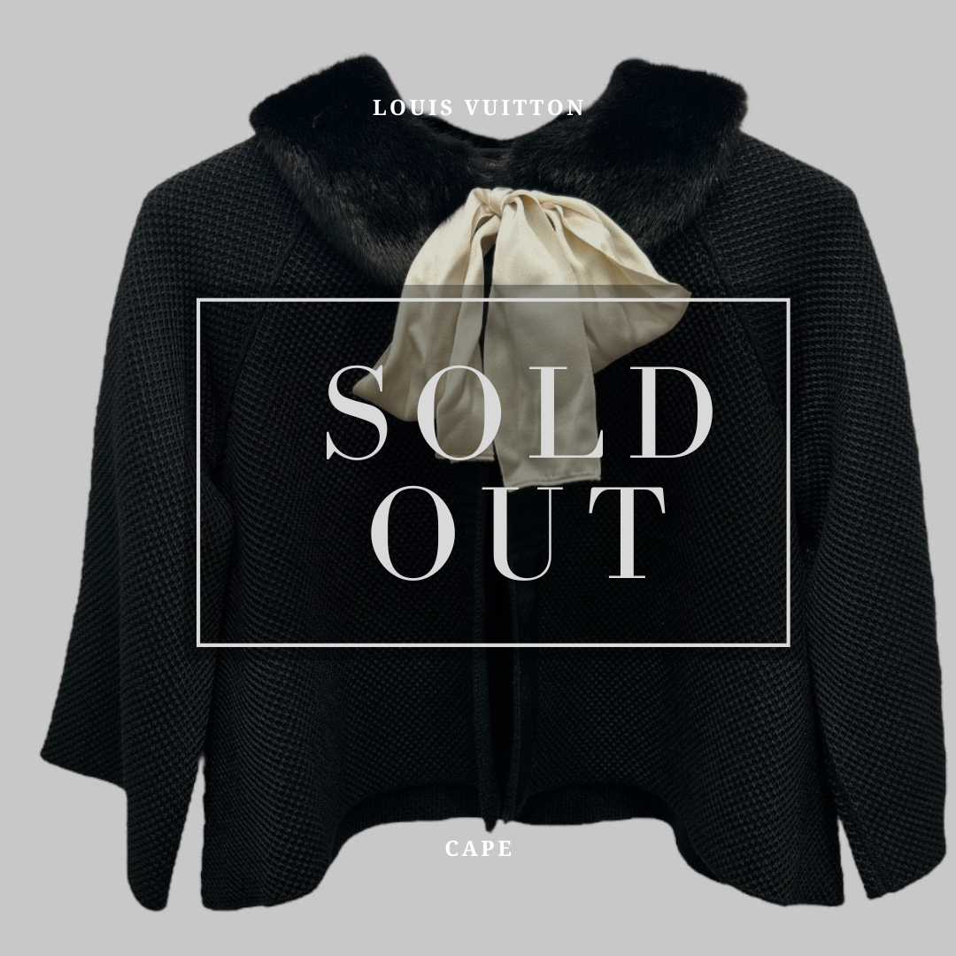Louis Vuitton Wool/ Mink Jacket size M