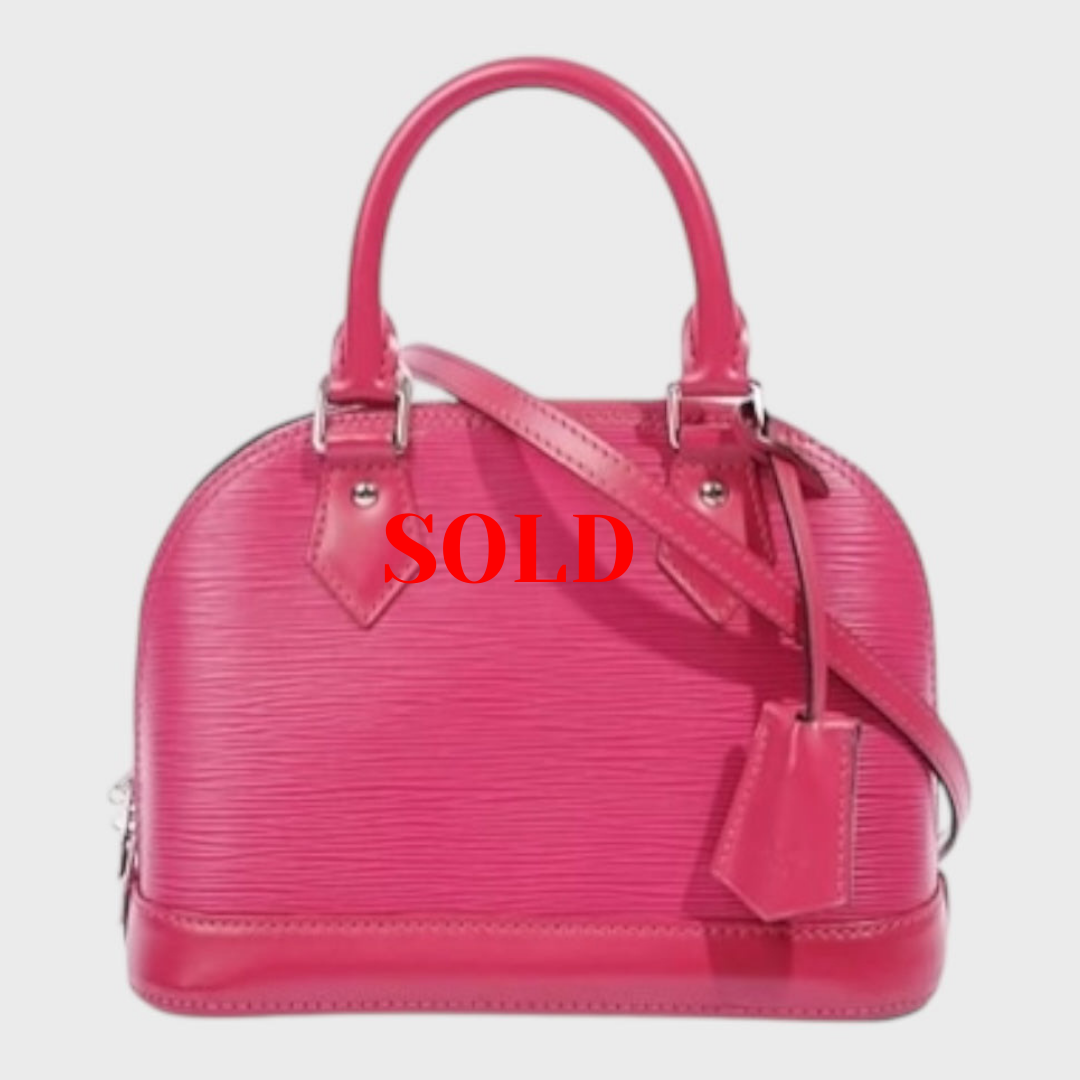 Louis Vuitton Alma Pink Epi Leather BB