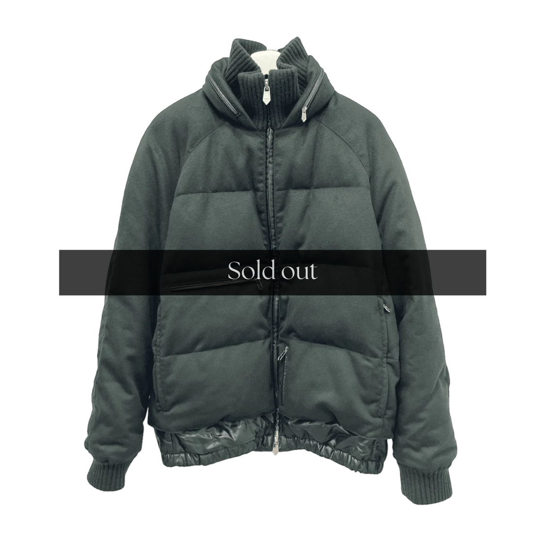 Hermès Cashmere Down Filled Puffer Jacket