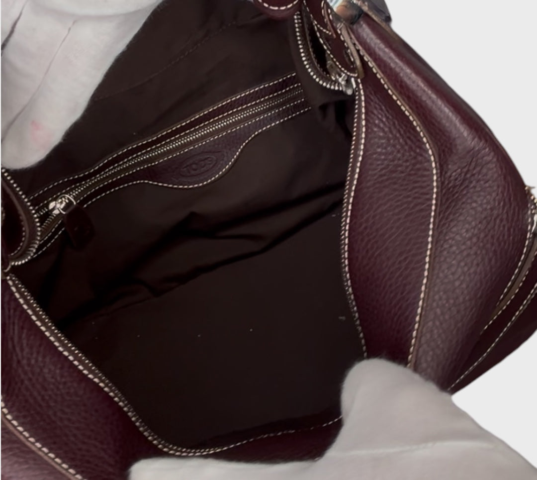 Tods Shoulder Leather Bag