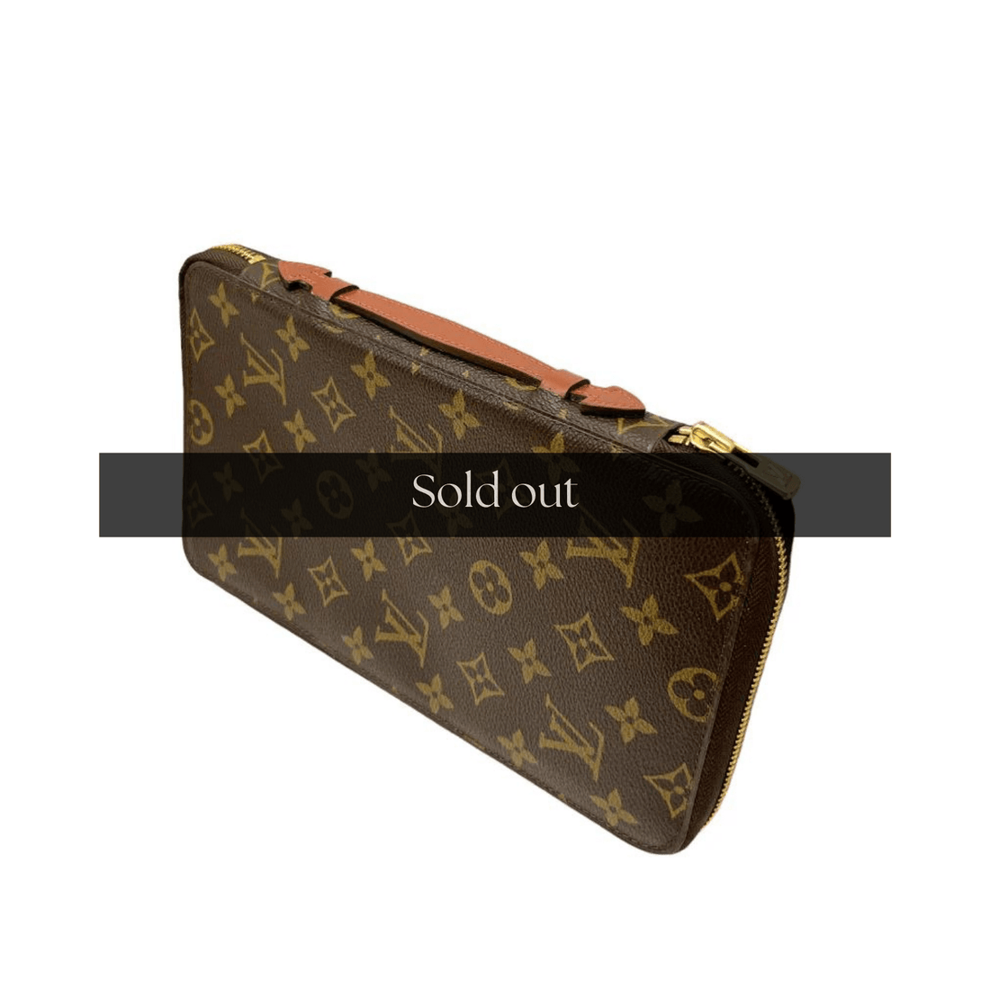 Louis Vuitton Monogram Zip Passport Holder