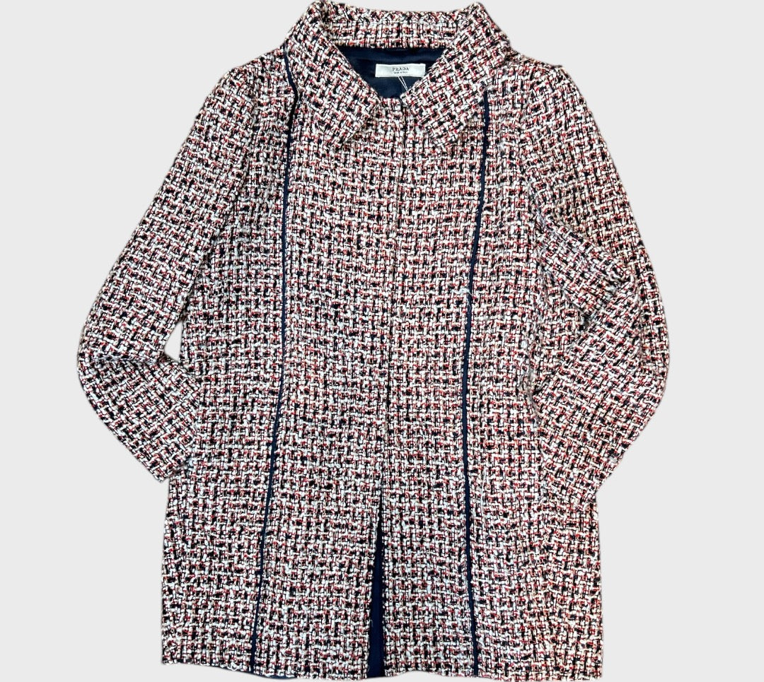 Prada Tweed Coat size 44