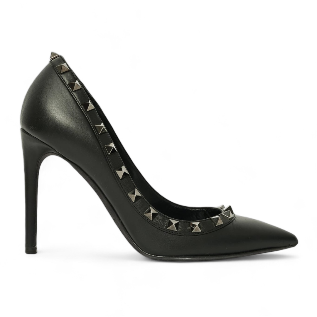 Valentino Black Rockstud Pumps