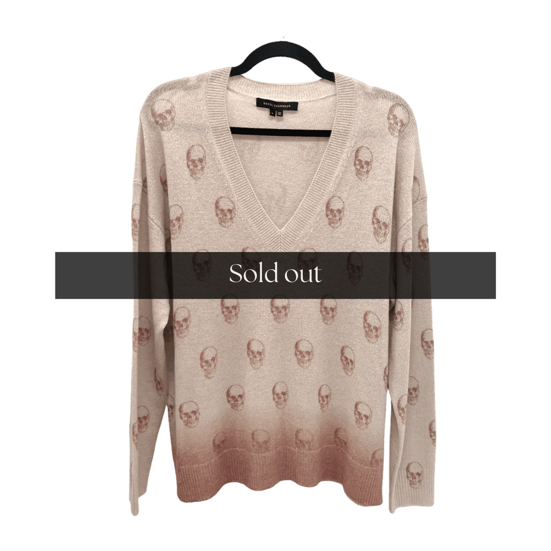 Alexander McQueen Skull Print Cashmere Sweater