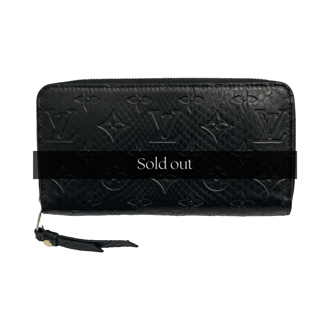 Louis Vuitton Monogrammed Python Zippy Wallet