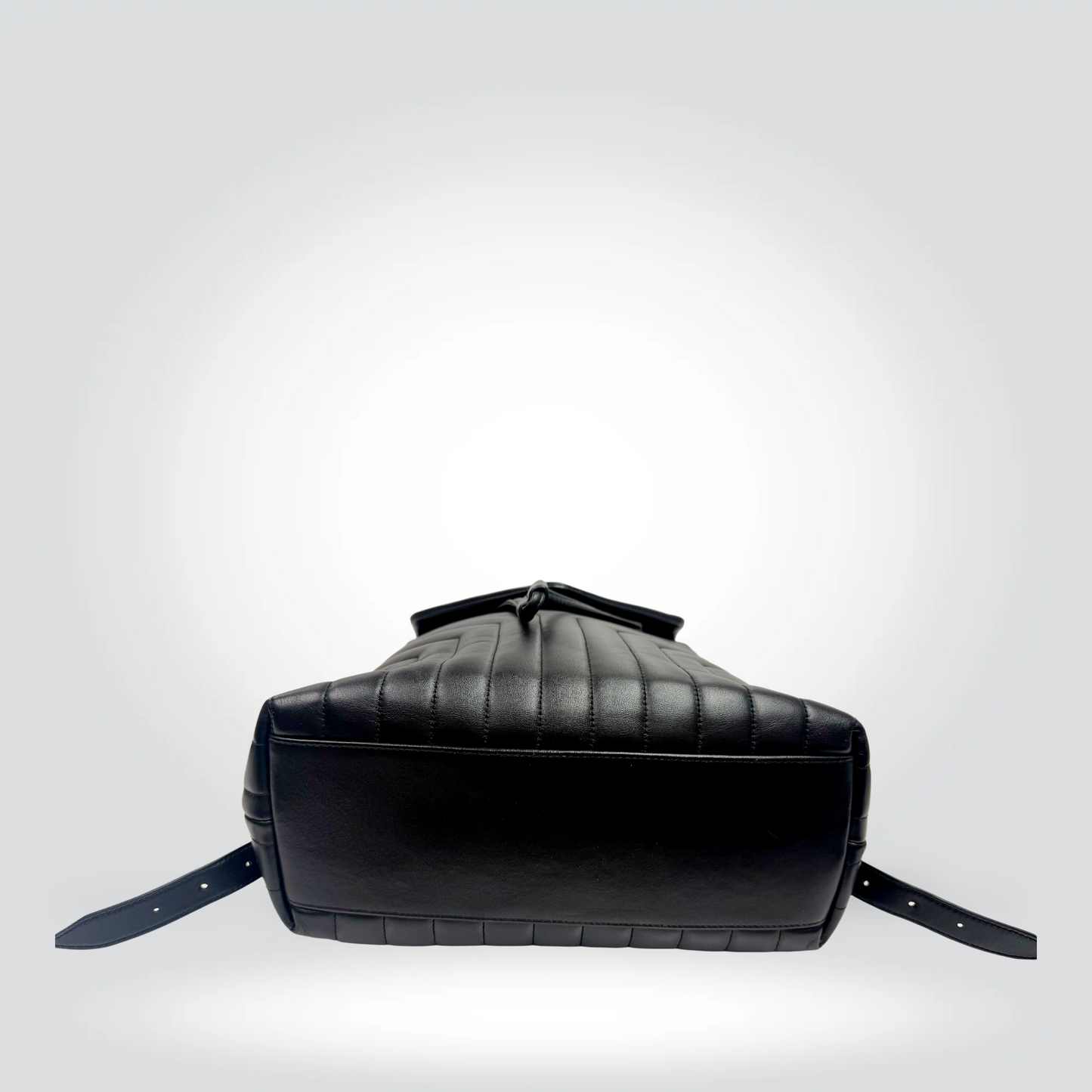 Pre-Owned Saint Laurent Loulou Backpack Black Y-Quilted Leather Silver YSL Monogram — Excellent | Style Reissue Vancouver