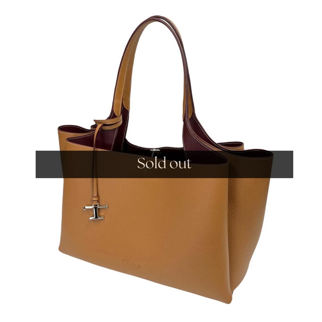 Pendant Leather Tote Bag