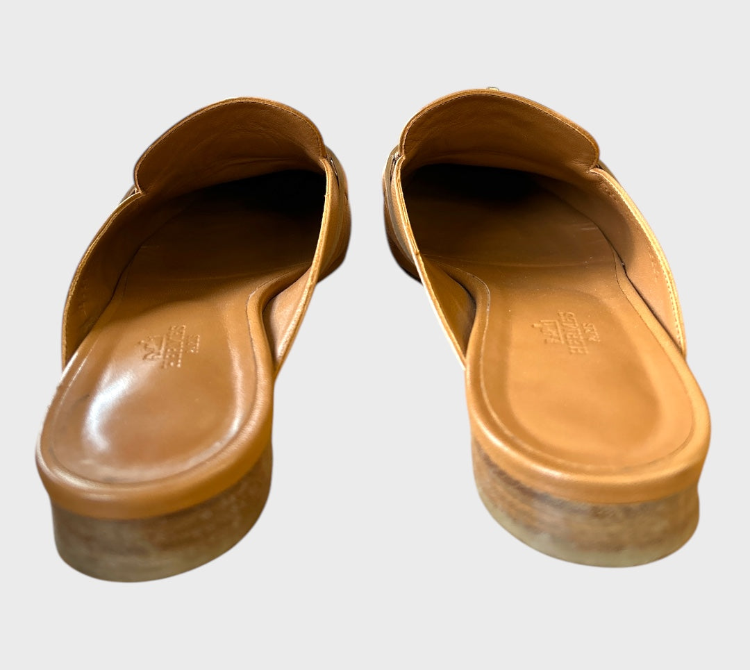 Hermès Loafer Slides Size 37.￼5