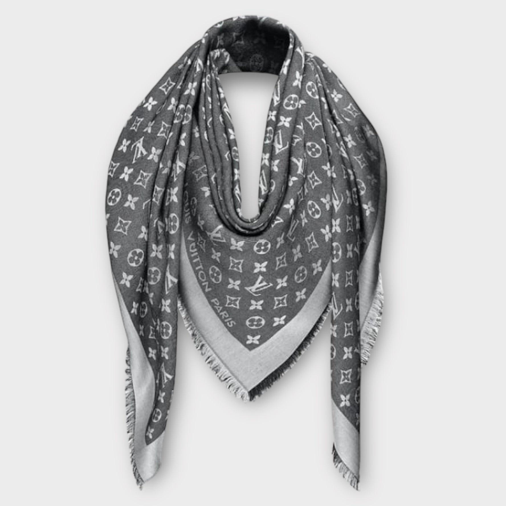 Louis Vuitton
Black Monogram Denim Shawl