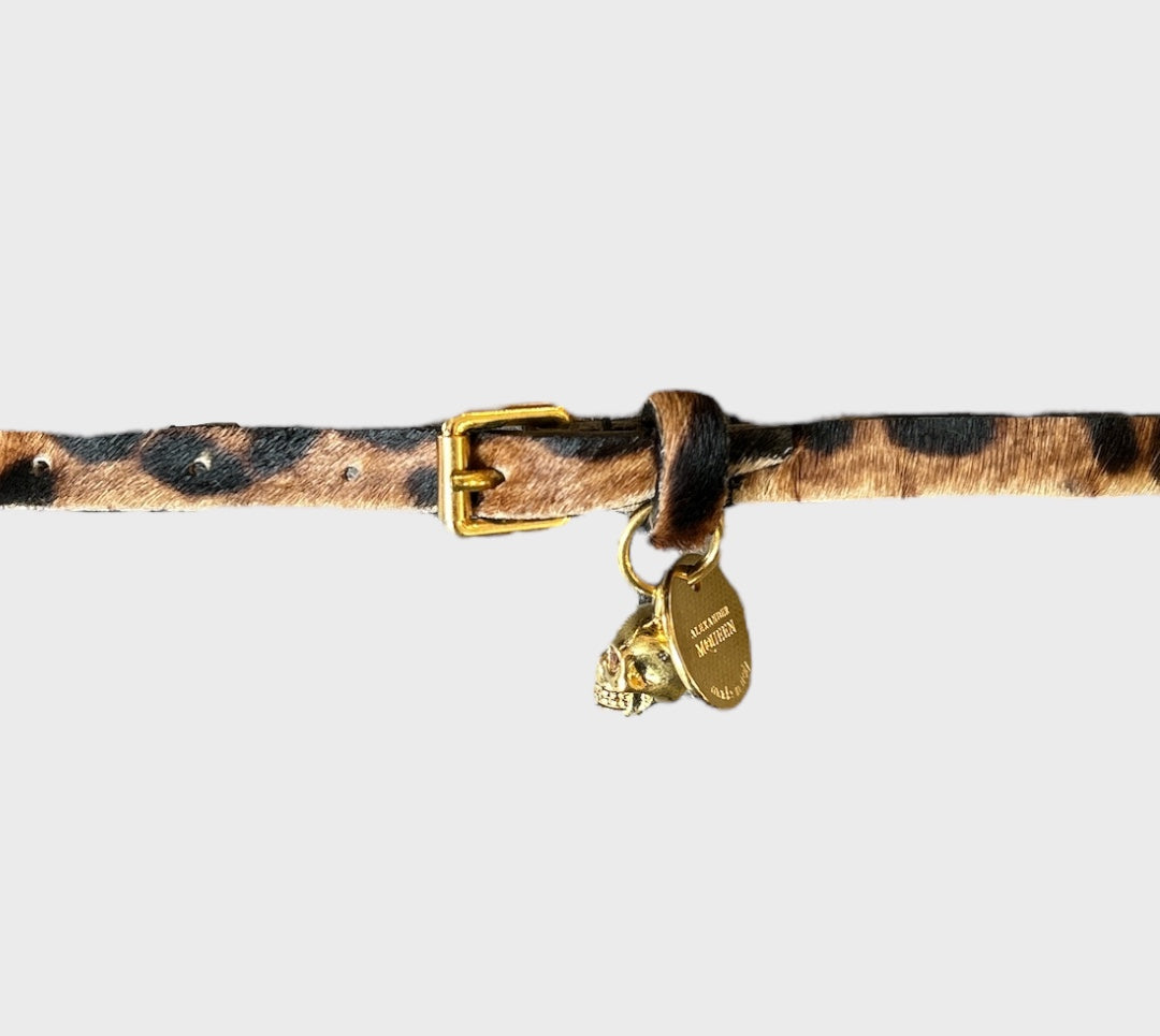 Alexander McQueen Leopard print Choker