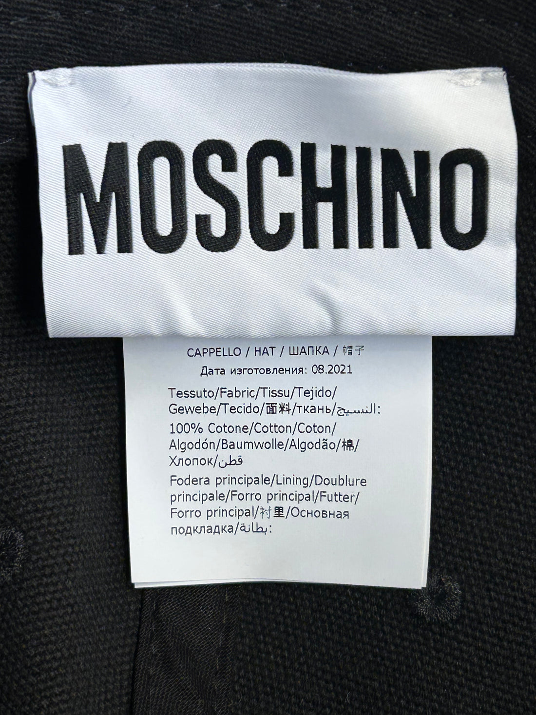 Moschino Couture Logo Graphic Baseball Cap