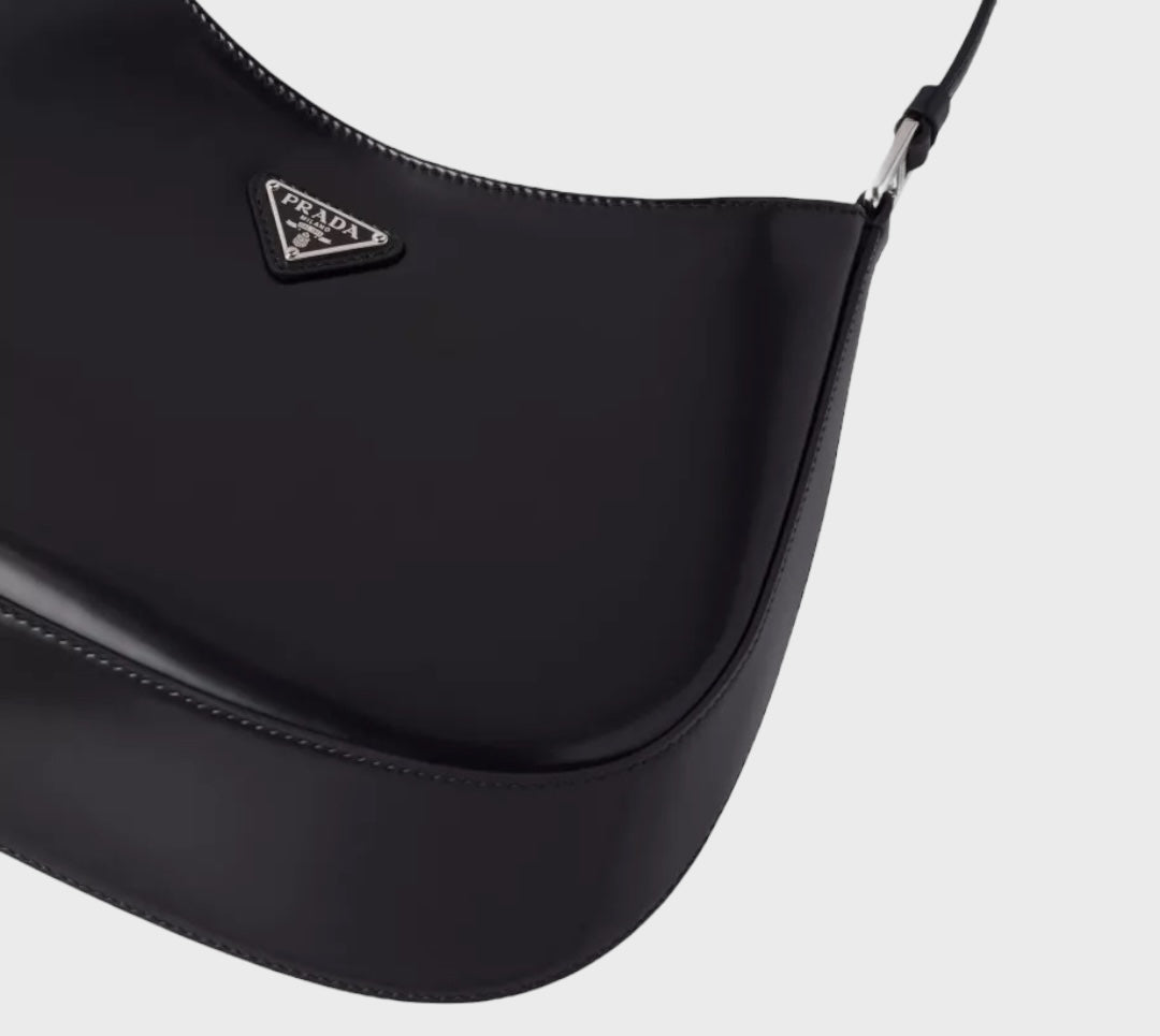 Prada Cleo brushed leather shoulder bag