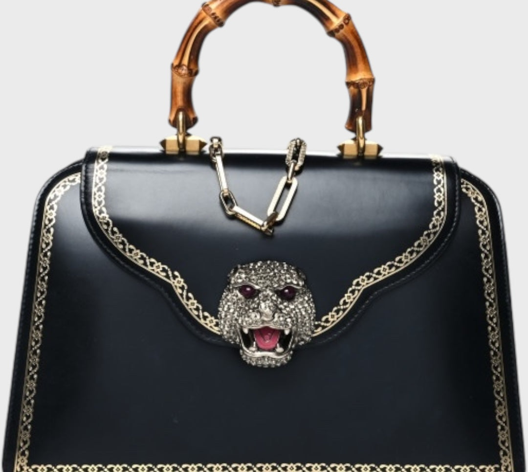 Mini Thiara Bamboo Top Handle Frame Bag