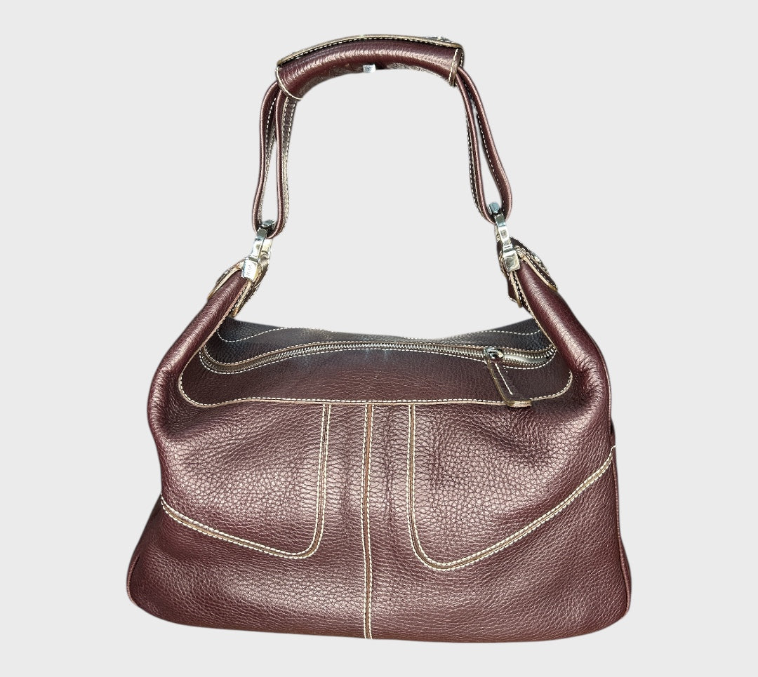 Tods Shoulder Leather Bag