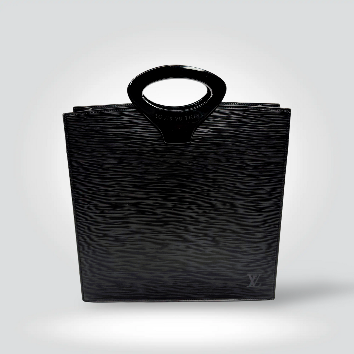 Louis Vuitton Ombre Epi leather tote bag black resin handles Alcantara lining — Style Reissue Vancouver
