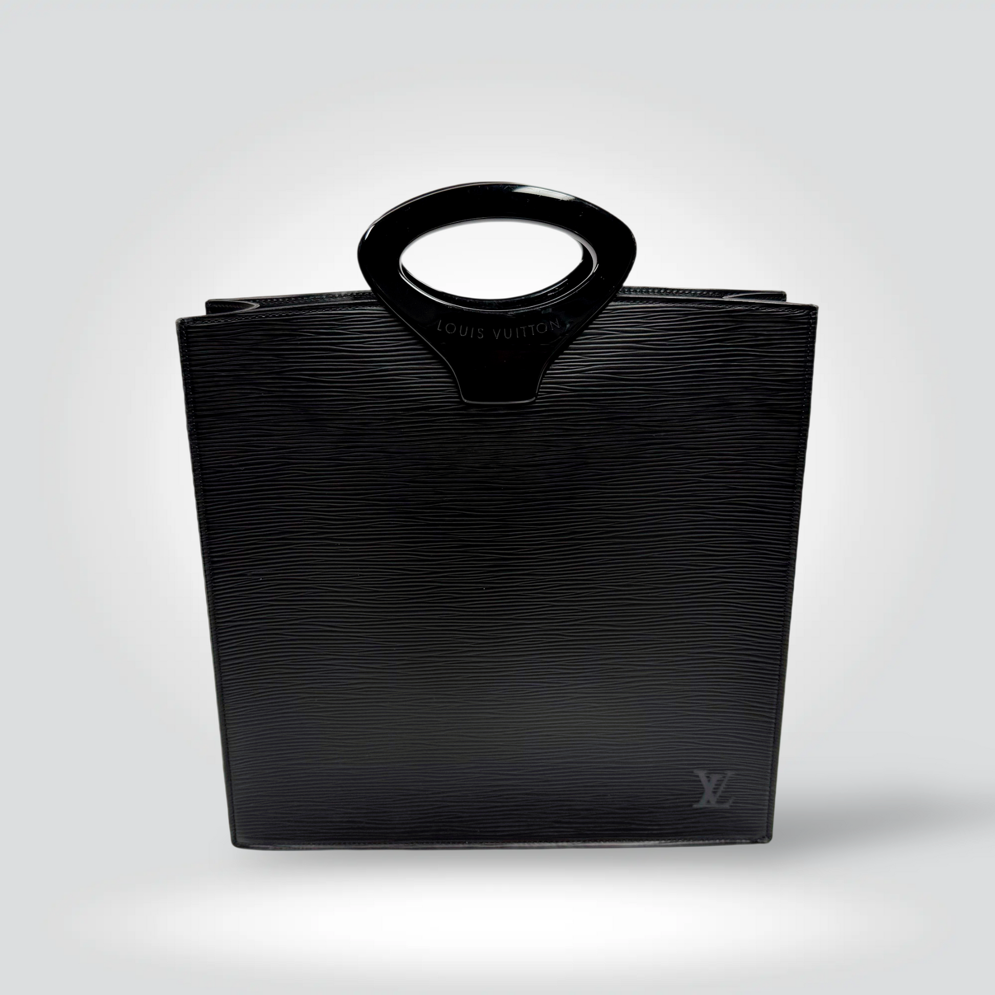 Louis Vuitton Ombre Epi leather tote bag black resin handles Alcantara lining — Style Reissue Vancouver
