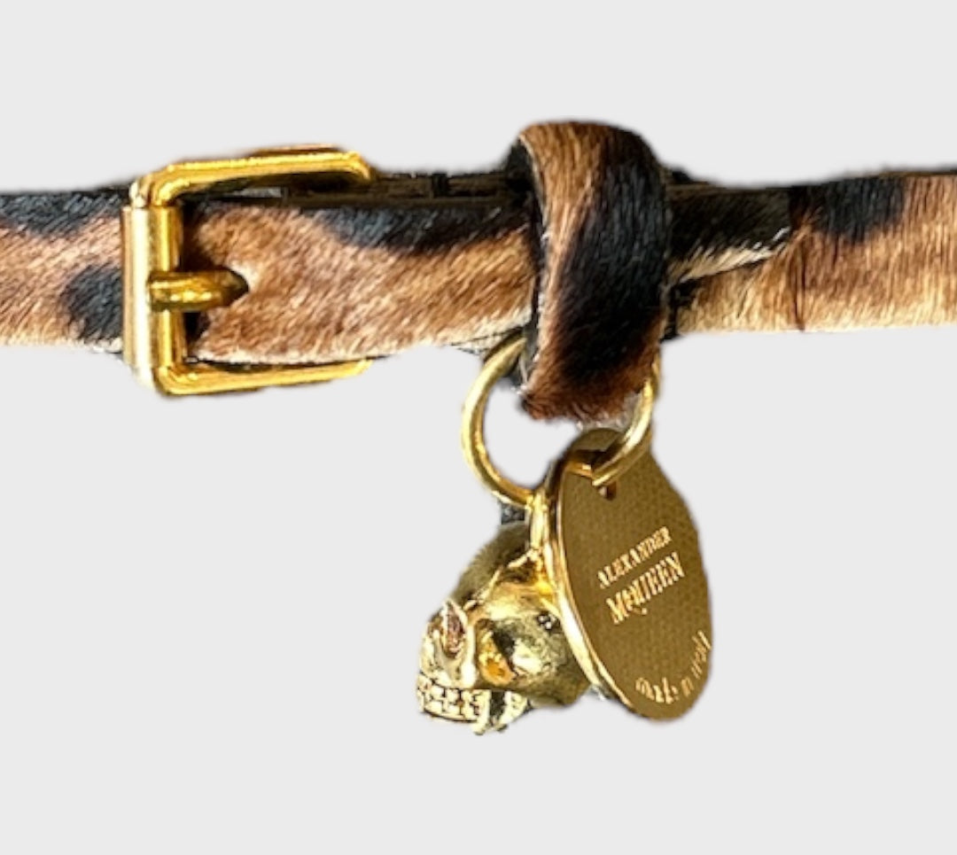 Alexander McQueen Leopard print Choker