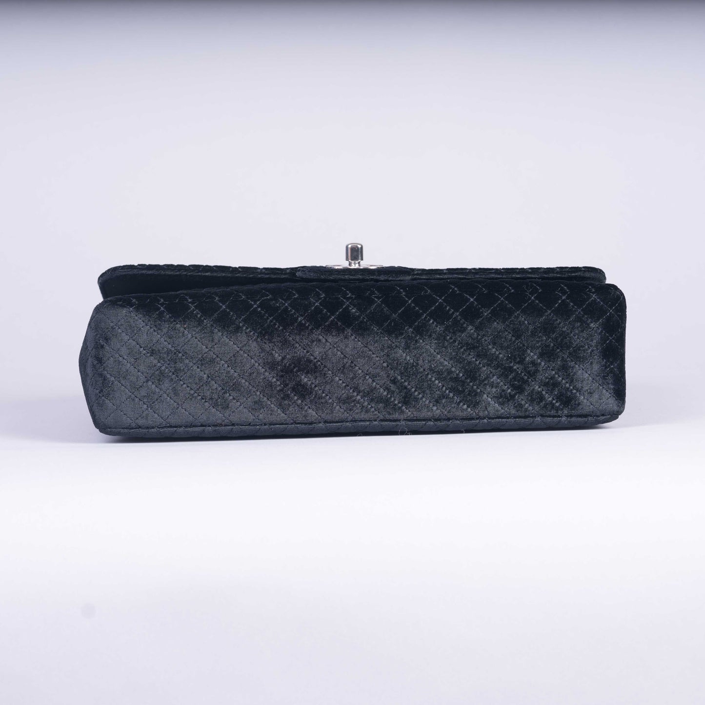 Pre-Owned Chanel Quilted Velvet Flap Bag