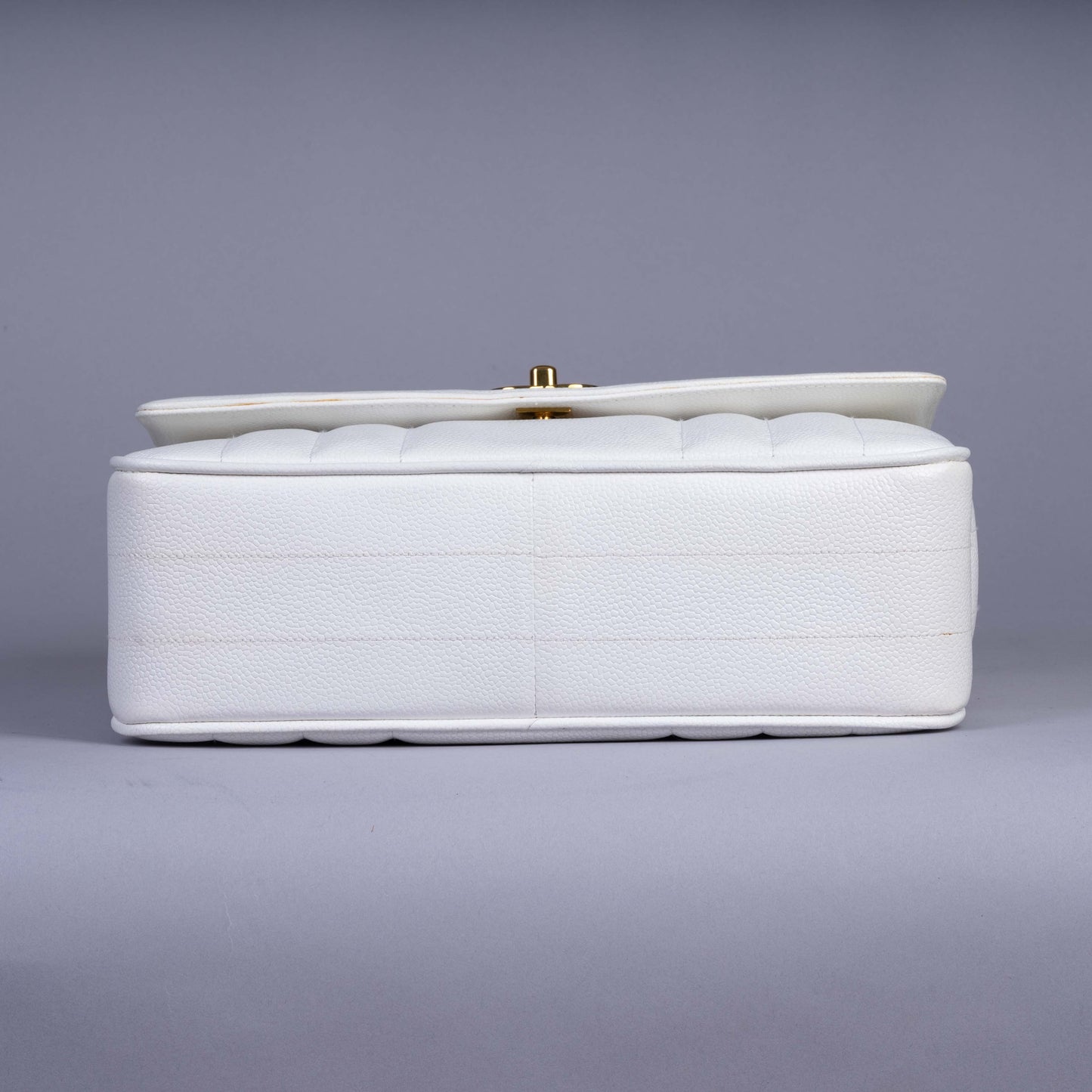 Pre-Owned Vintage Chanel Kelly Handbag with 24K Gold Plating